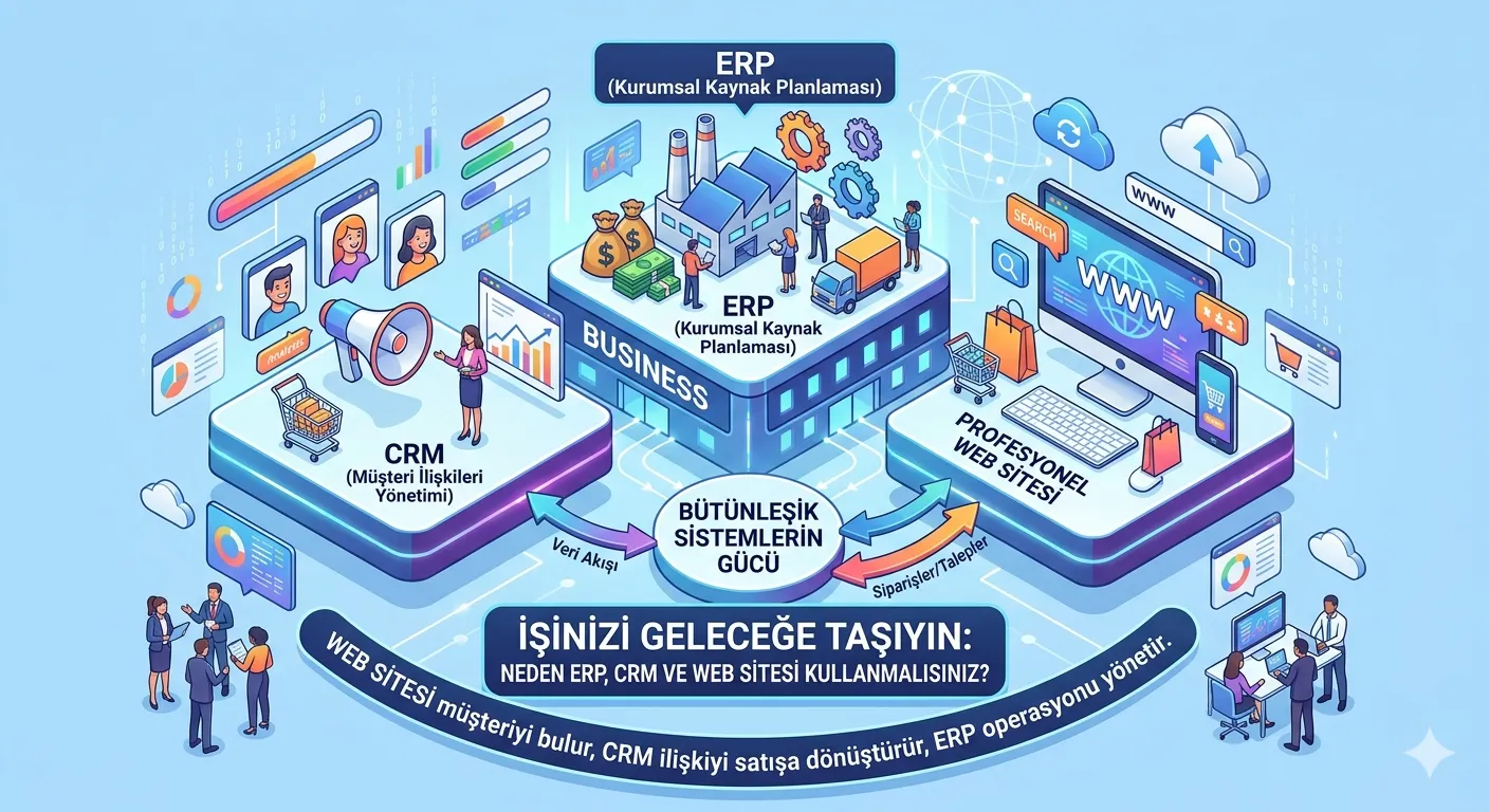 İşinizi Geleceğe Taşıyın: Neden ERP, CRM ve Profesyonel Bir Websitesi Kullanmalısınız?